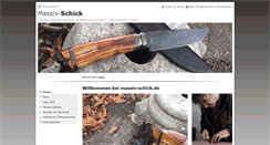 Desktop Screenshot of massiv-schick.de